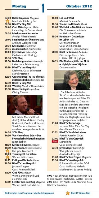 Bibel TV - bibelfernsehen.de