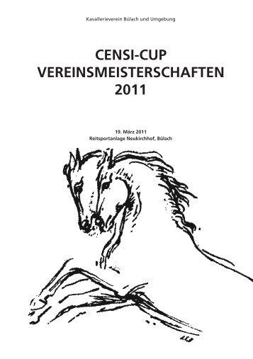 censi-cup vereinsmeisterschaften 2011 - Kavallerieverein Bülach