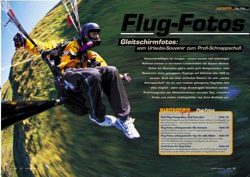 Flug-Fotos - Gleitschirm