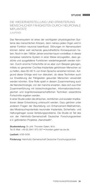 Forschung (Programm - Europäische Akademie Bad Neuenahr ...