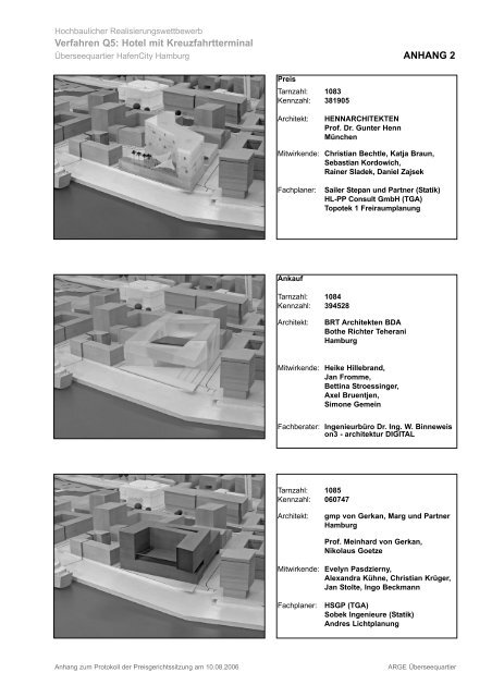 Verfahren Q5: Hotel mit Kreuzfahrtterminal - D&K drost consult