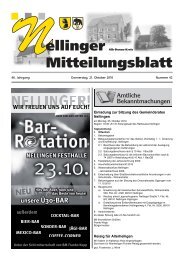 Anzeigenwerbung - Gemeinde Nellingen