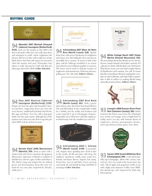 BUYING GUIDE - Wine Enthusiast Magazine