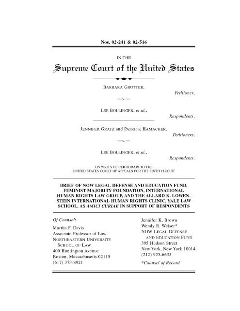 gratz v bollinger case brief