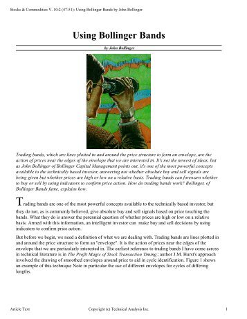Bollinger bands tips