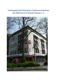 Konzeption Autismusambulanz Hamm - DRK-Kreisverband Hamm e ...