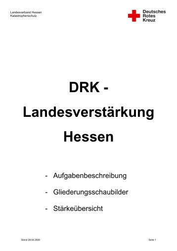 Aufgabenbeschreibung LVH 280409 - DRK Hessen