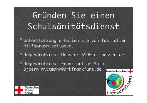 Notfallsituationen in der Schule - Schule & Gesundheit - Hessen