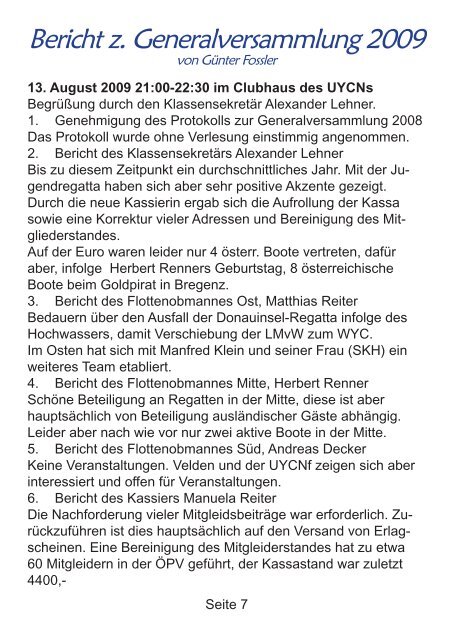Pirat Jahrbuch 2009 - Piratclass.at