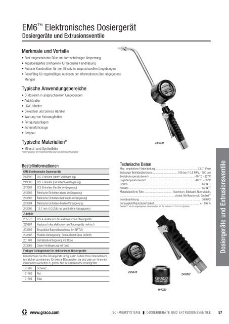 Broschüre Lubrication Equipment - Graco