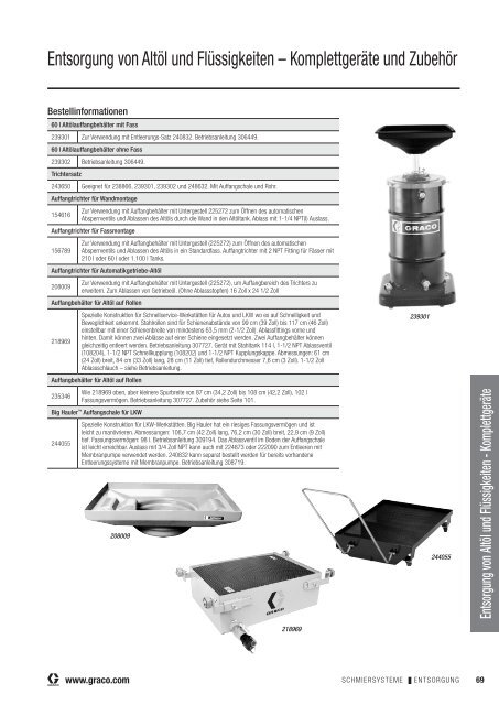 Broschüre Lubrication Equipment - Graco