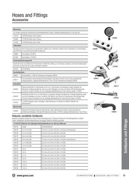 Broschüre Lubrication Equipment - Graco