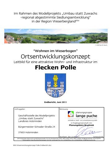 899 Ortsentwicklungskonzept Polle Endbericht - REK ...