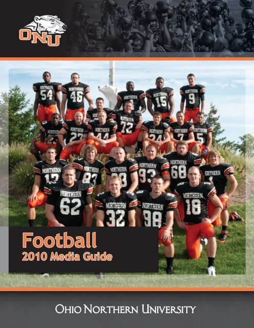 2010 Football Media Guide - Ohio Northern University