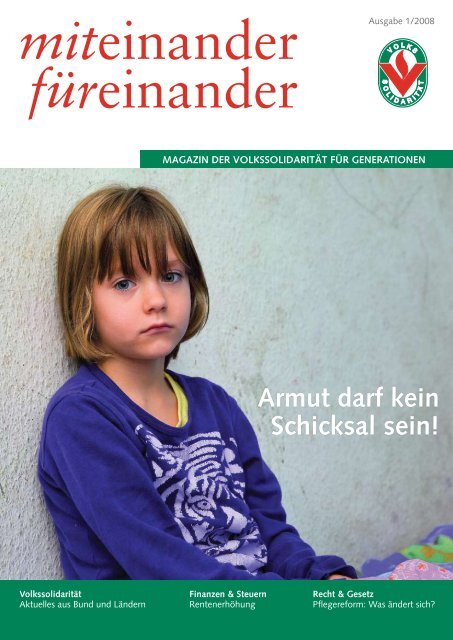 Ausgabe 1/2008 - Volkssolidarität Bundesverband e.V.