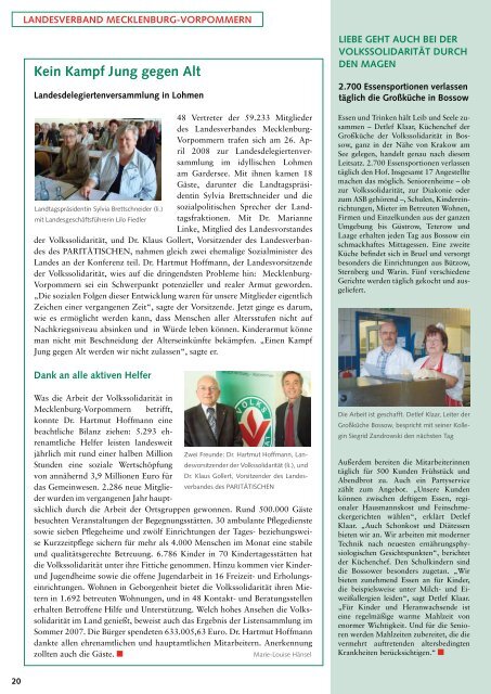 Ausgabe 1/2008 - Volkssolidarität Bundesverband e.V.