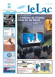 07 09 11e édition du Cinéma Open Air de Morat - Zeitung Le Lac ...