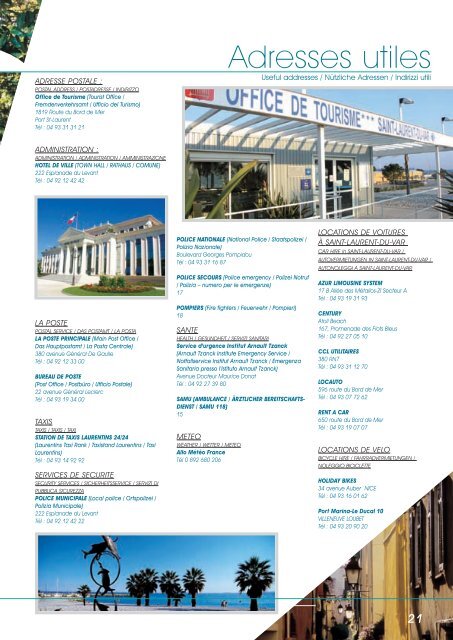 Télécharger la brochure - Office de tourisme