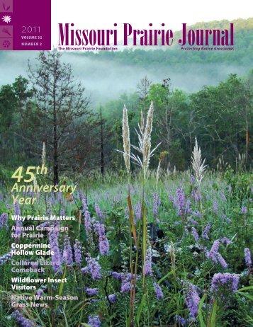 Anniversary Year - Missouri Prairie Foundation