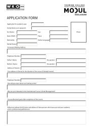 APPLICATION FORM - Modul