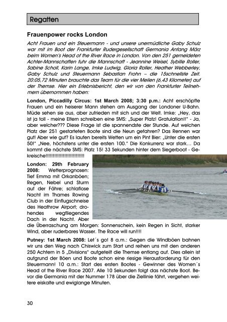 Ausgabe 2/2008 - ekrc.de | Erster Kieler Ruder-Club von 1862