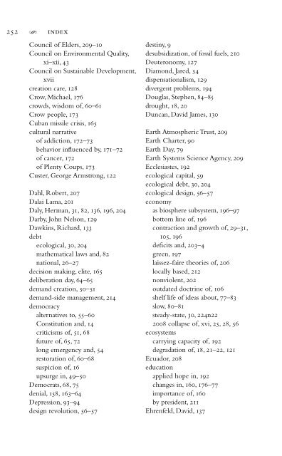 Down to the wire : confronting climate collapse / David - Index of