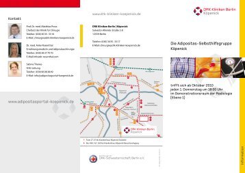 Die Adipositas-Selbsthilfegruppe Köpenick - DRK  Kliniken Berlin