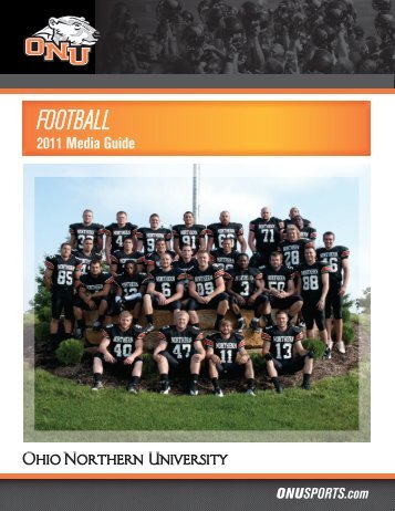 Football - 2011 Media Guide (pdf) - Ohio Northern University