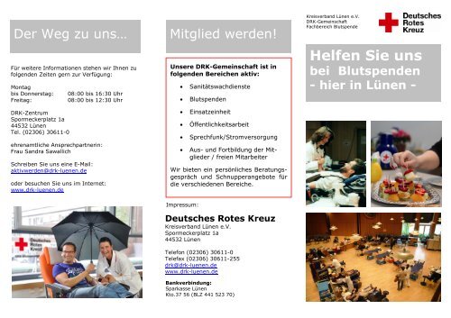 Flyer Aktiv Drk Bs 20120506 1 Drk Kv Lunen Ev