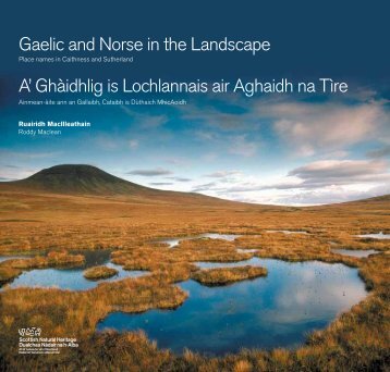 Ghàidhlig is Lochlannais air Aghaidh na Tìre - Scottish Natural ...