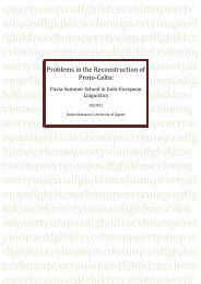 Problems in the Reconstruction of Proto-Celtic