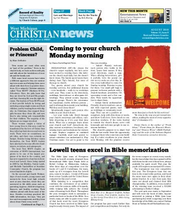 West Michigan Christian News