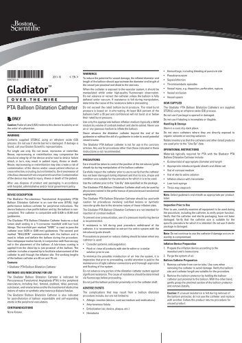 Gladiator™ - Boston Scientific