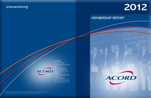 Member Reports - Acord