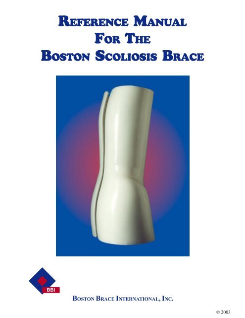 Boston Brace (PDF) - Scoliosis Research Society