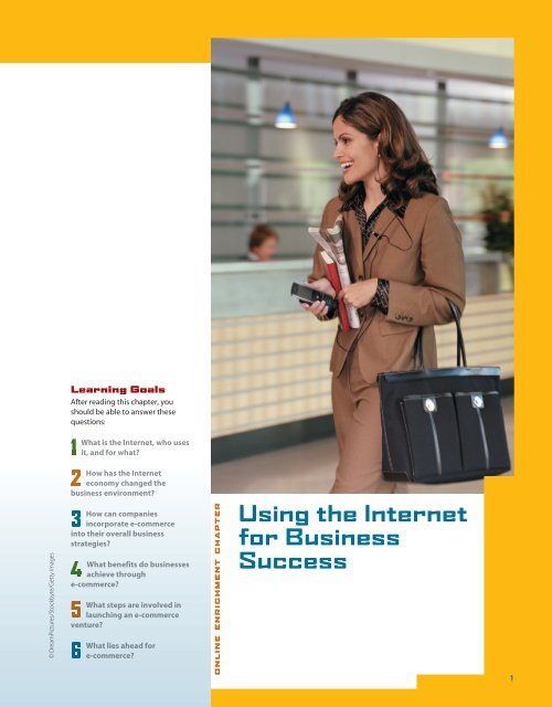 Using the Internet for Business Success - Cengage Learning