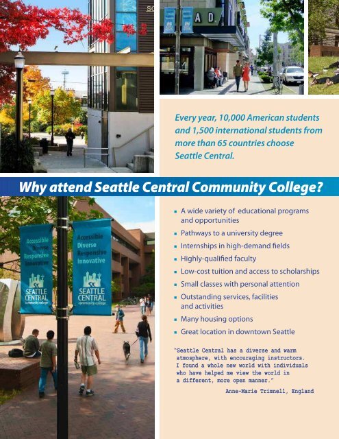 Color Brochure - Seattle Central Community College