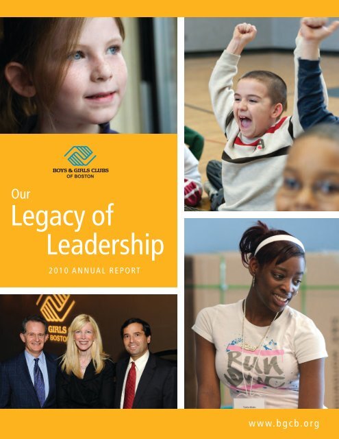 Legacy of Leadership - Boys and Girls Clubs of Boston