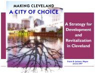 A Strategy for Development and Revitalization in ... - City of Cleveland