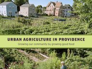 urban agriculture in providence - Rhode Island Department of ...