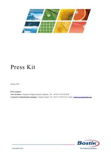 Press Kit - Bostik
