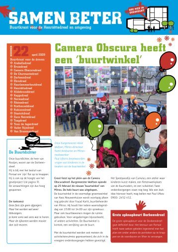 Camera Obscura heeft een 'buurtwinkel' - Doe mee in Overvecht