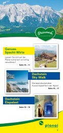 Dachstein Eispalast Genuss- Specht-Wirte ... - Planai & Hochwurzen