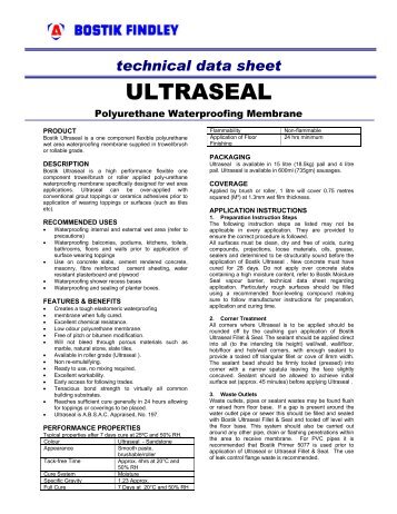 Ultraseal R - Westox Building Products
