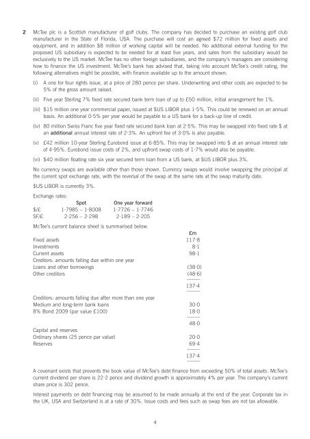 Strategic Financial Management