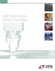 High Performance DC/DC Controllers - Linear Technology