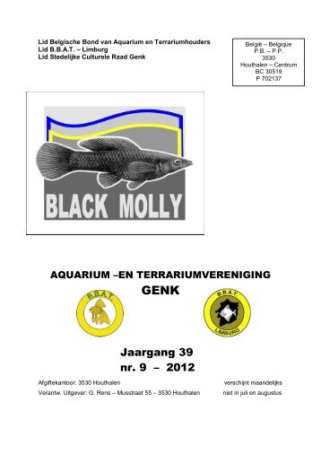 November 2012 - Aquariumvereniging Black Molly