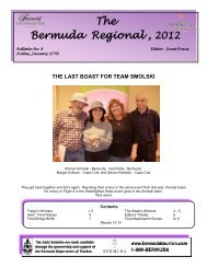 other teams' triumphs - Bermuda Regional Bridge Tournament