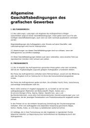 Allgemeine Geschäftsbedingungen des grafischen ... - Premedia