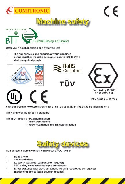 Dimensions - COMITRONIC-BTI & COMITRONIC-BTI GmbH